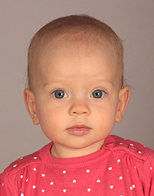 Beispiel für ein biometrisches Passbild