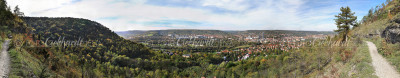 Jena Panorama - Blick auf Jena von der Kernberg-Horizontale