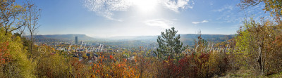 Jena Panorama - Herbststimmung am Landgrafen