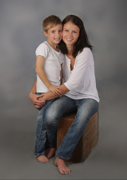 Portraitaufnahmen im Studio in unserem Studiogarten