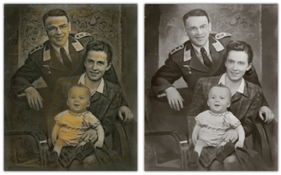 Aus Alt mach Neu - alte Papierfotos digitalisiert nach Rekonstruktion und Restauration